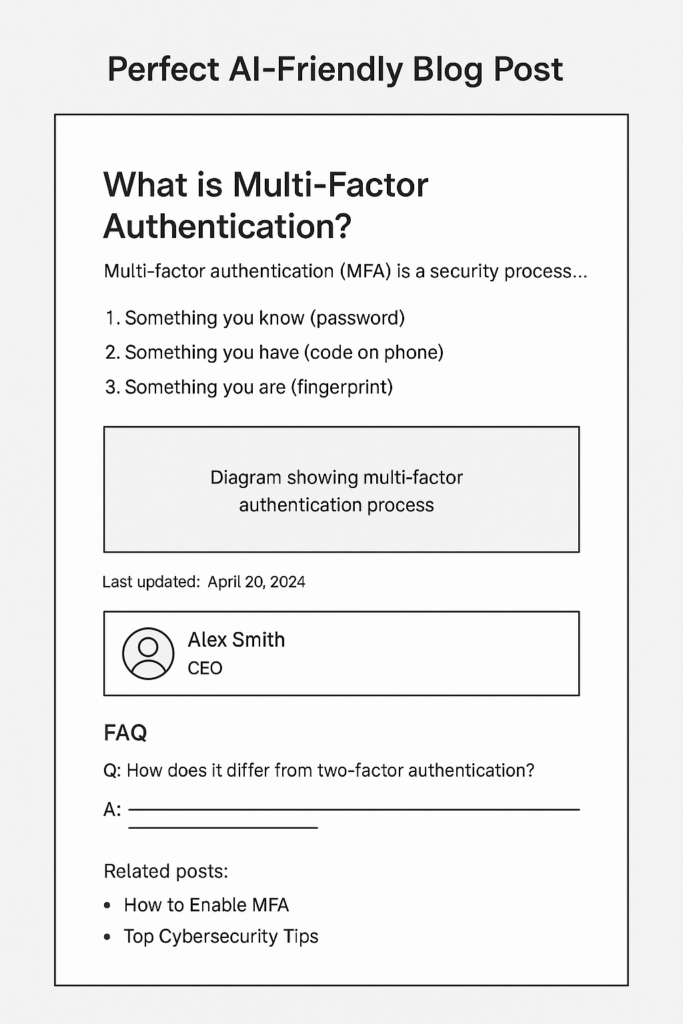 AI-Friendly blog post template